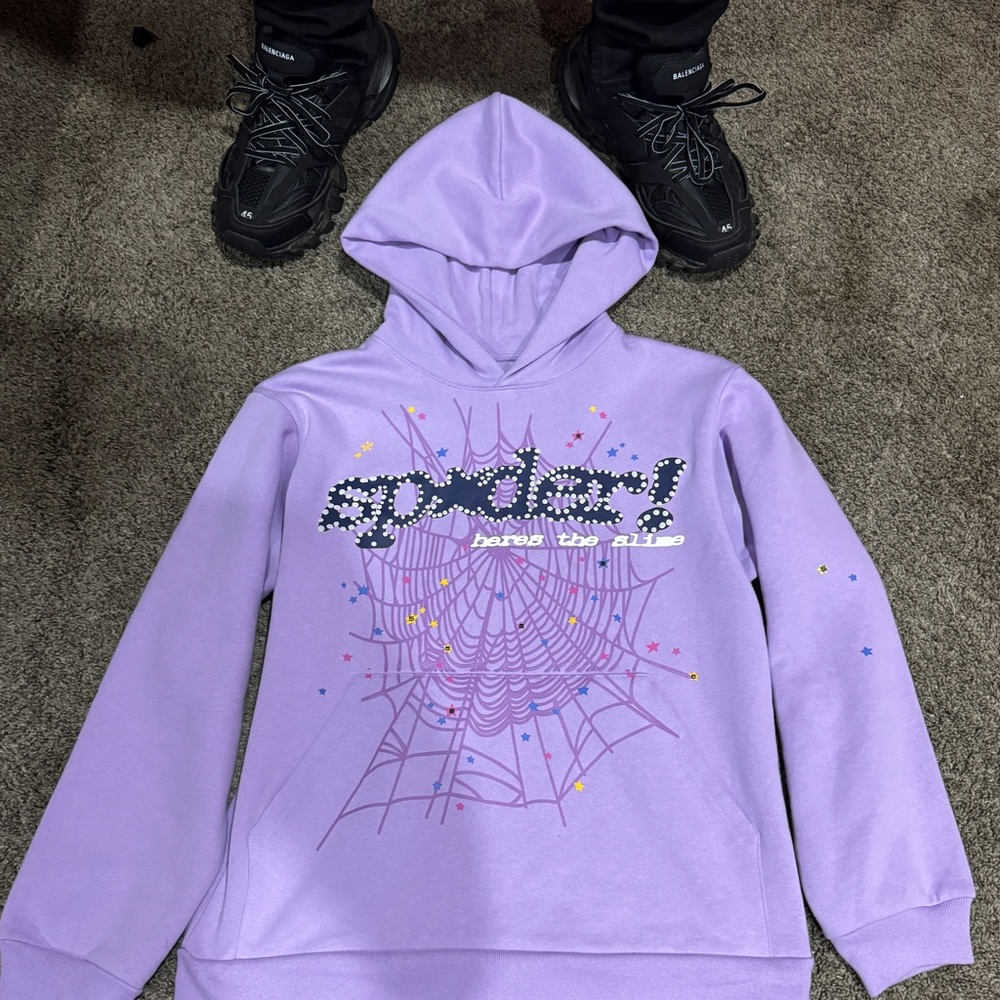 spider hoodie size small